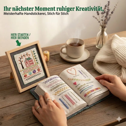 SoftStitch Embroidery Book with Practice Pages