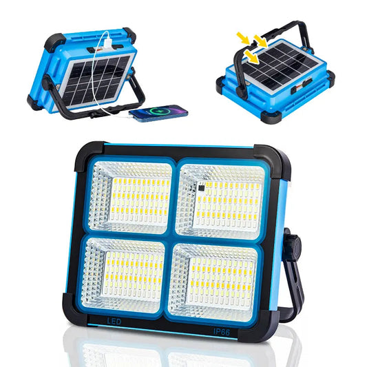 Solar Floodlight with Emergency Battery IP66