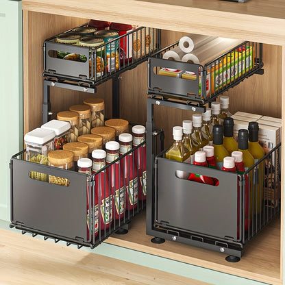 Extendable Kitchen Shelf 2 Tiers