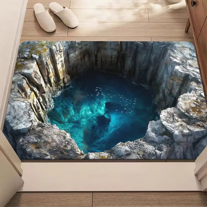 3D Illusion Doormat with Optical Depth Effect