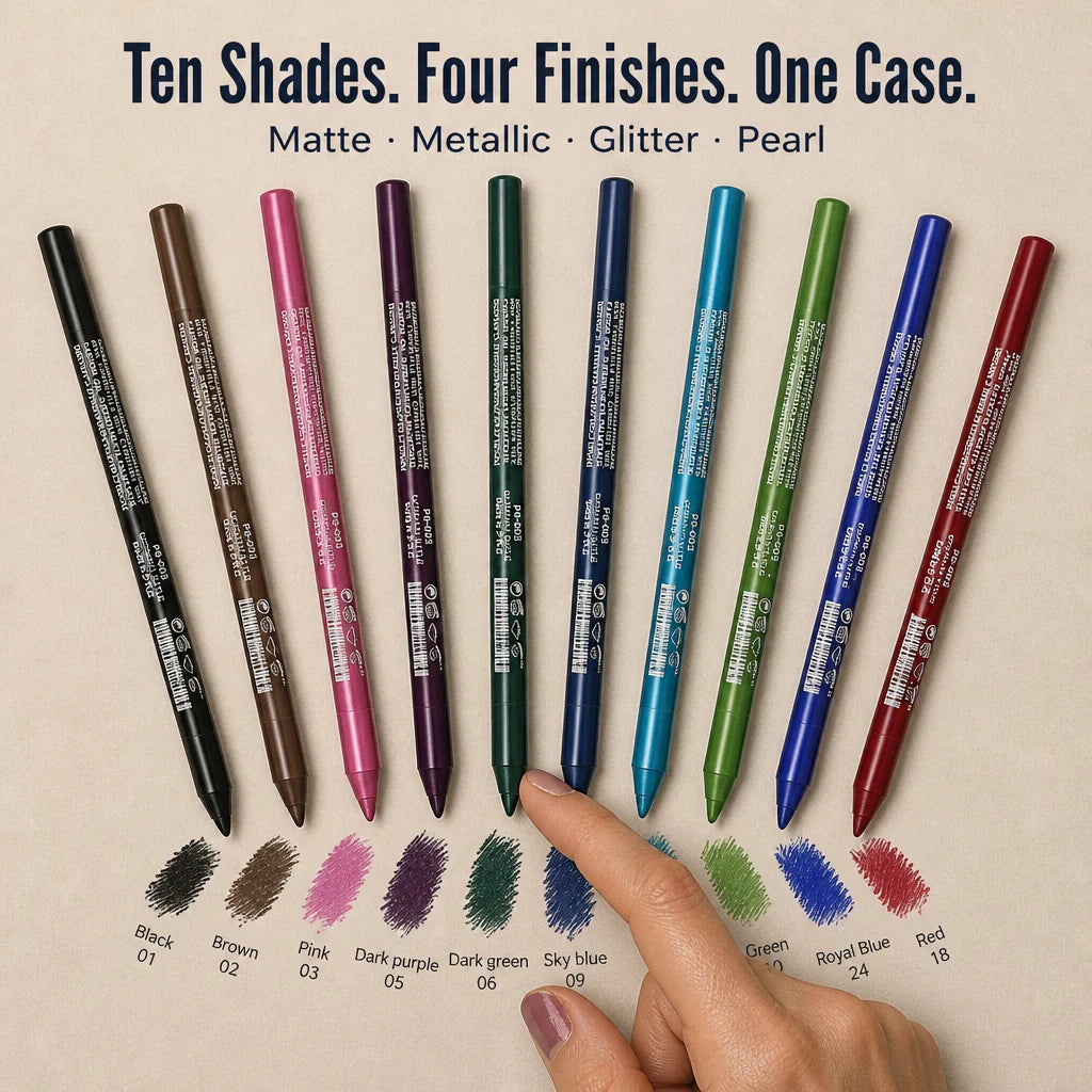 PrismFlo™ Make-up Liner Set 10 Colors