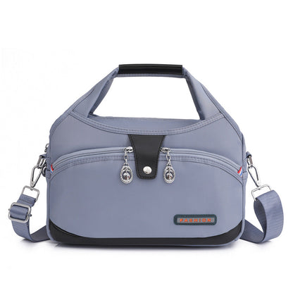 Nylon Crossbody Bag with Anti-Theft Protection