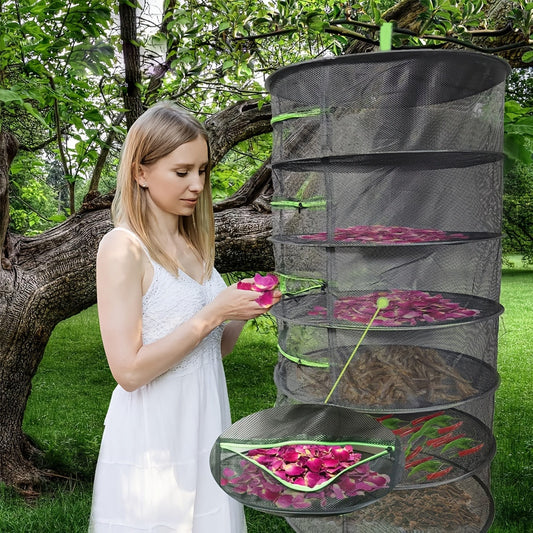 Herb Drying Rack Foldable 6 or 8 Tiers
