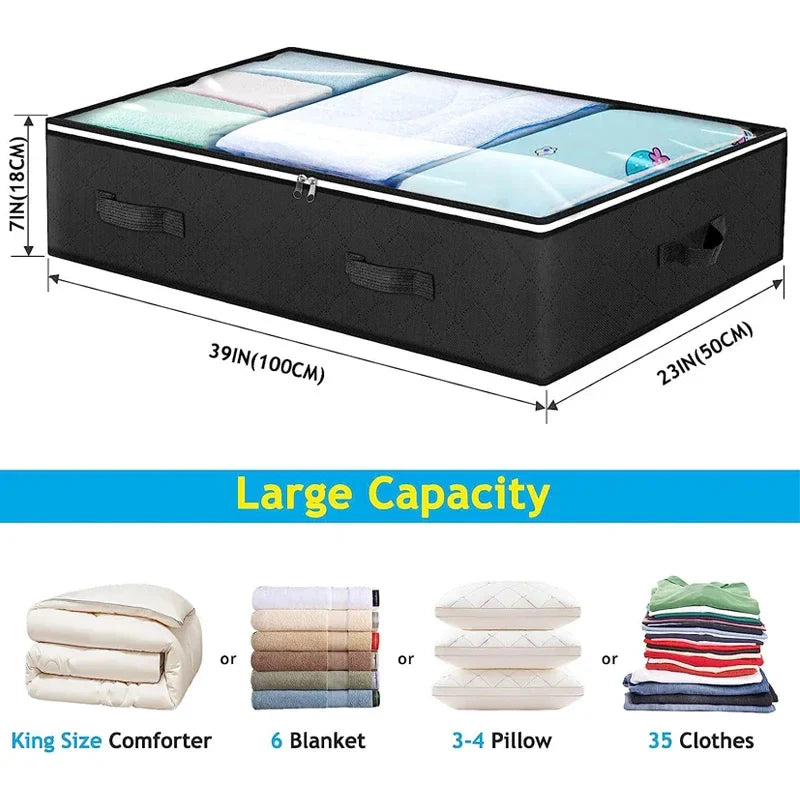 Underbed Storage Bags 90L 2-Piece Set
