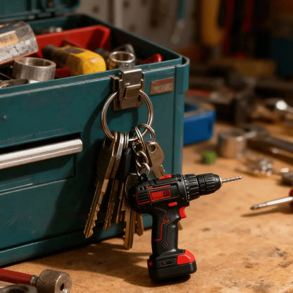 EdgeCraft™ Mini Grinder Keychain — compact, decorative, and always ready to use