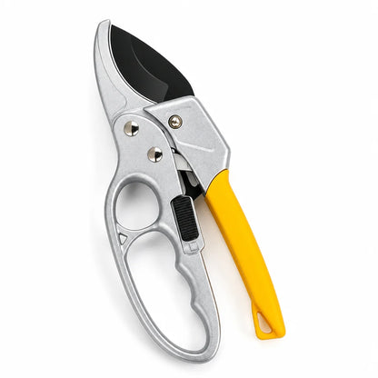 SK5 Steel Energy-Saving Ratchet Garden Shears (Ergonomic Non-Slip Handle)