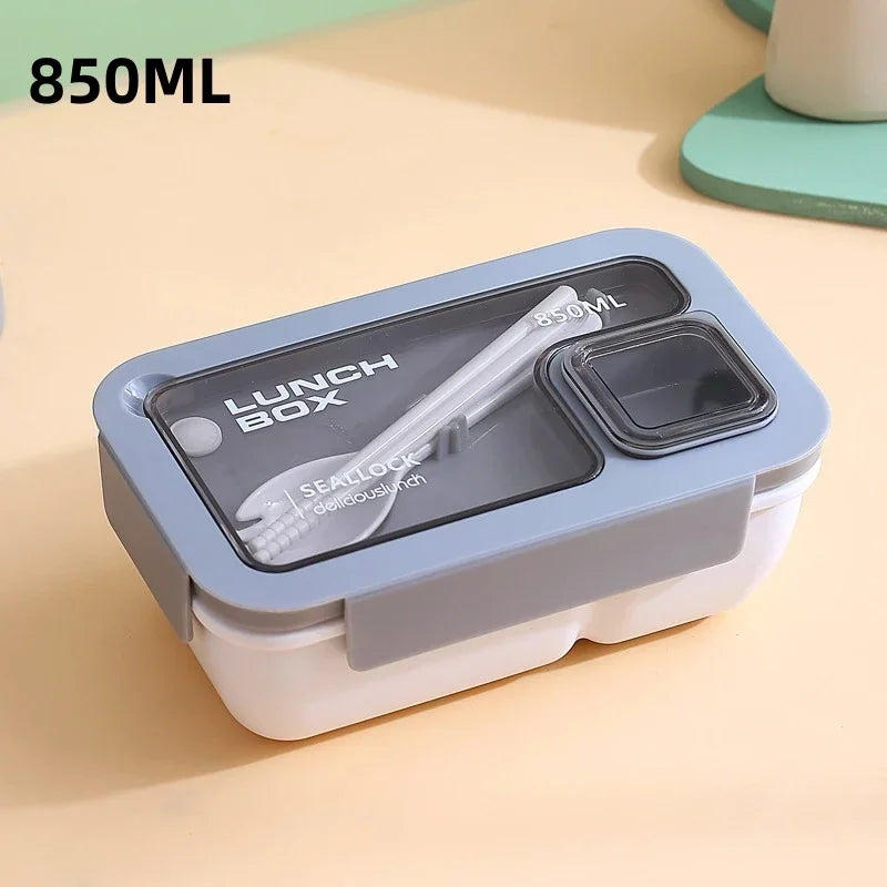 Bento Lunchbox for on the go with cutlery