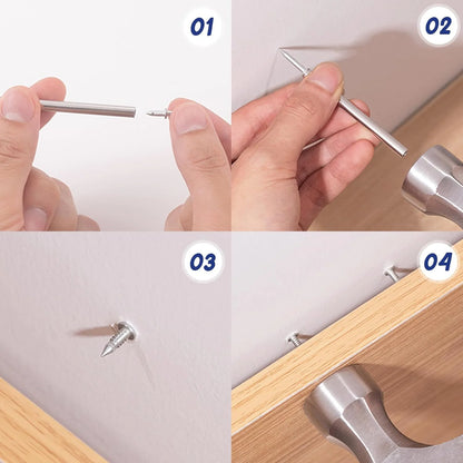 Baseboard Nail Set – Double Head System 100 Pieces