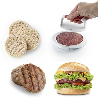Burger press for uniform patties