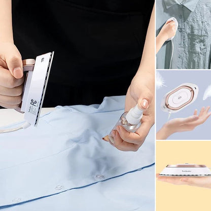 Travel iron for on the go with ceramic soleplate