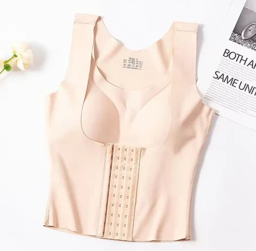 WaistSculpt™ Push-up Bra with Adjustable Straps and Removable Pads