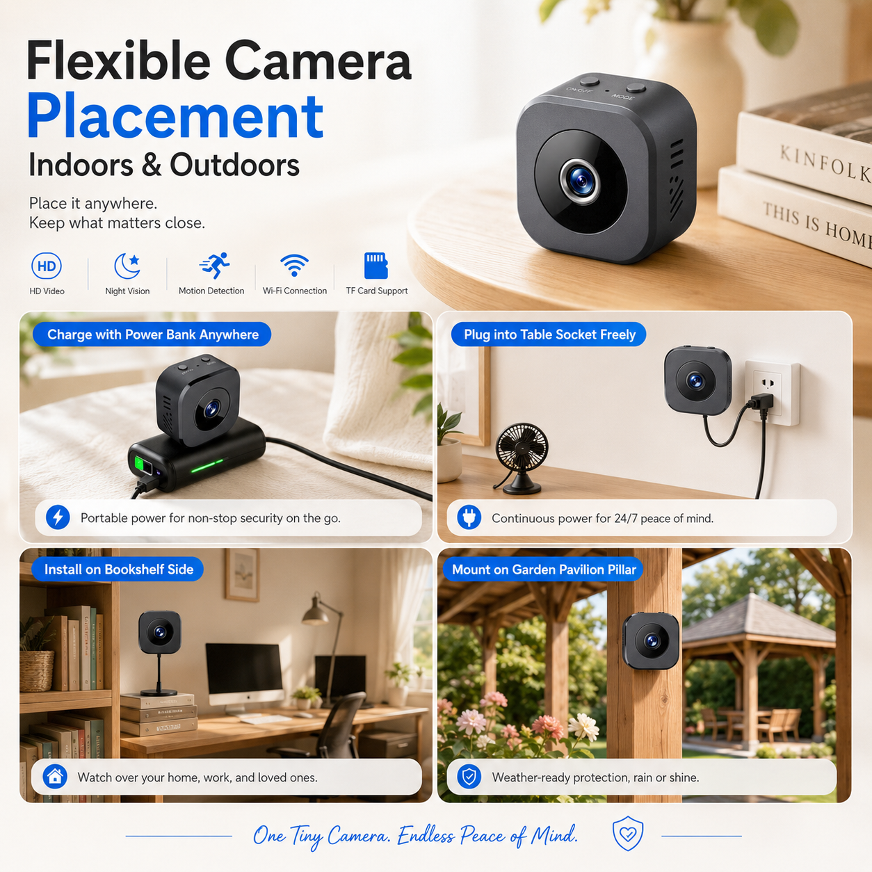 1080P Wi-Fi Surveillance Camera with Night Vision