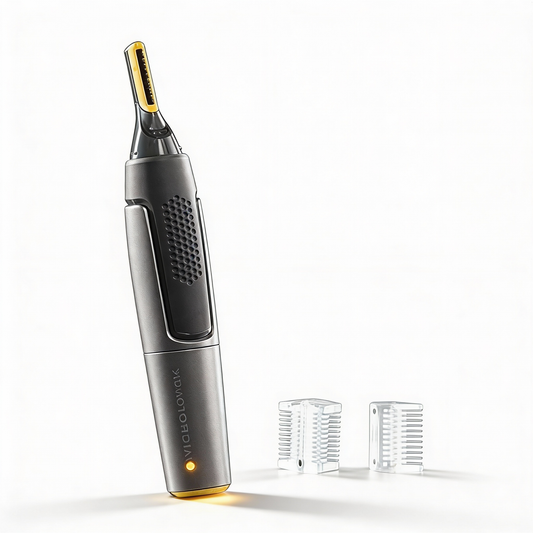 Precision trimmer with LED & titanium blade 15 cm