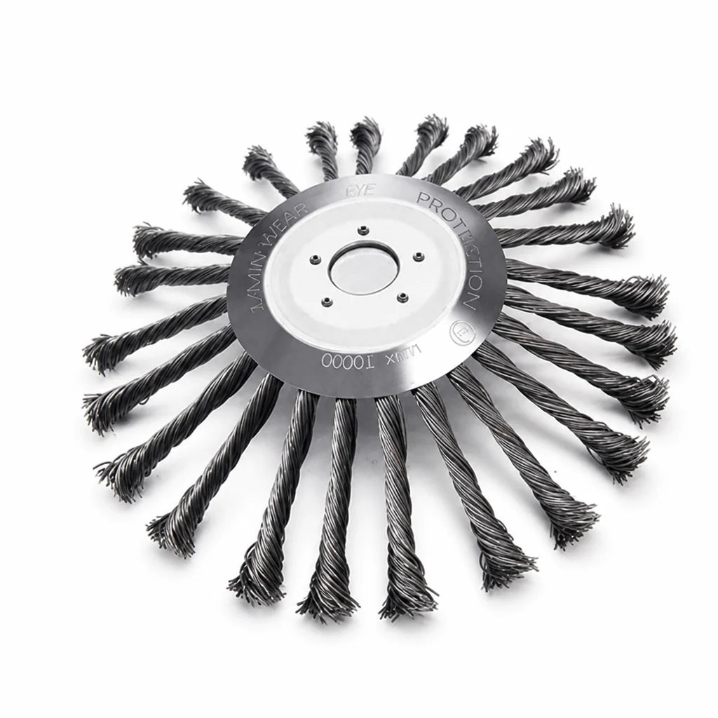 Wire Brush Trimmer Head Made of Carbon Steel (Universal Fit)