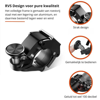 Aluminum Bicycle Bell – up to 100 dB