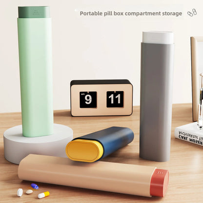 7-Day Pill Organizer with Labeled Compartments