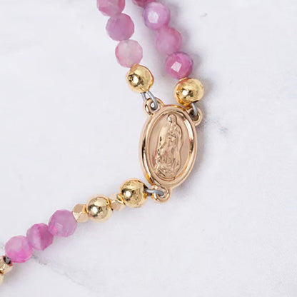 Handcrafted Pearl Prayer Bracelet with Magnetic Clasp