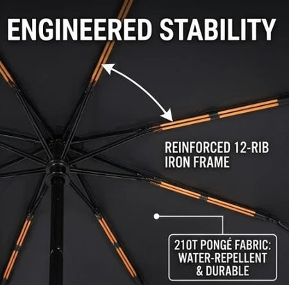 Stormax Foldable Umbrella – Windproof & Stylish