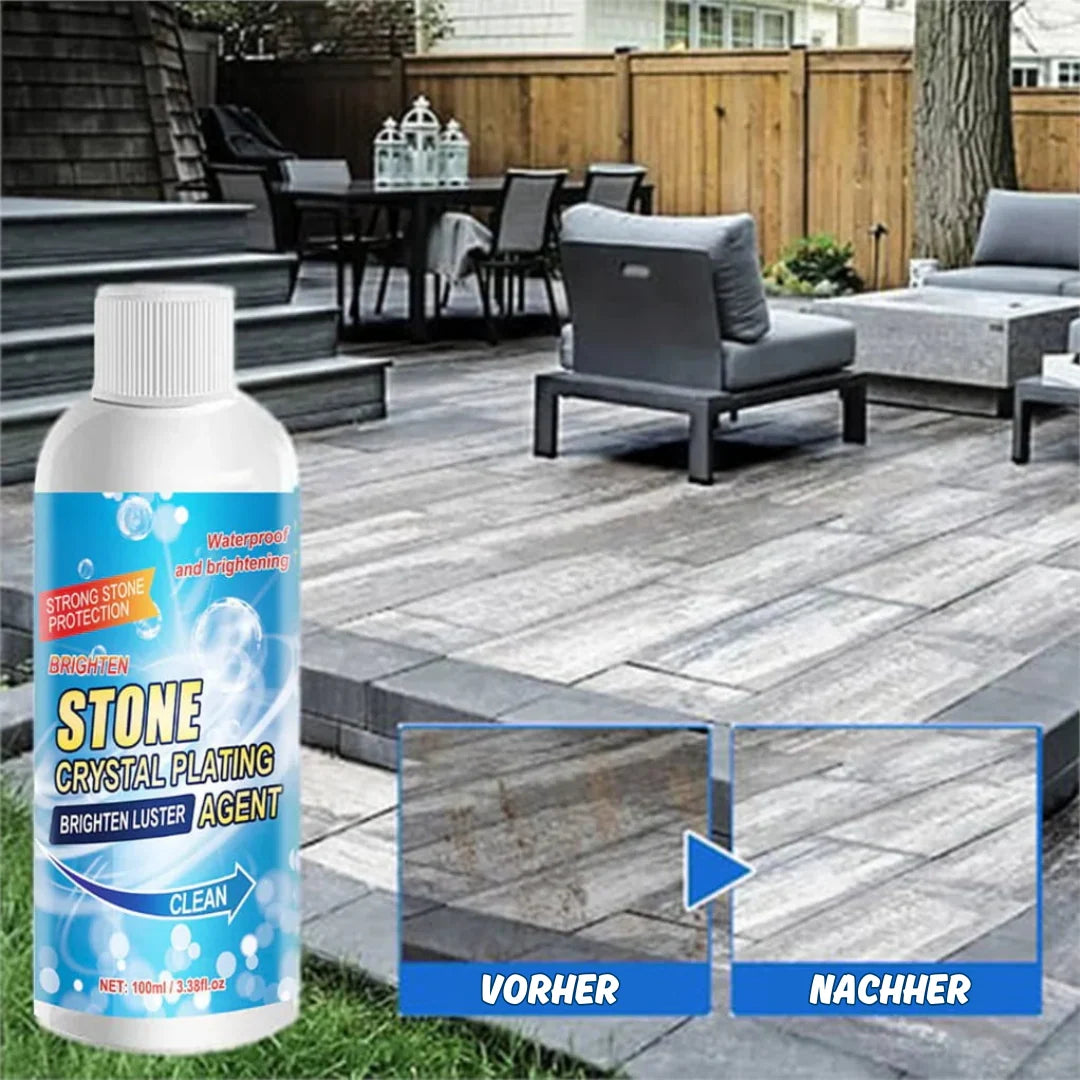 StoneRevive™ — Gives your natural stone a new shine without chemicals and protects your family at the same time