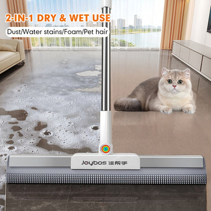 Floor mop with TPE brush strip