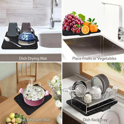 DripDock Drying Rack for Kitchen Countertop