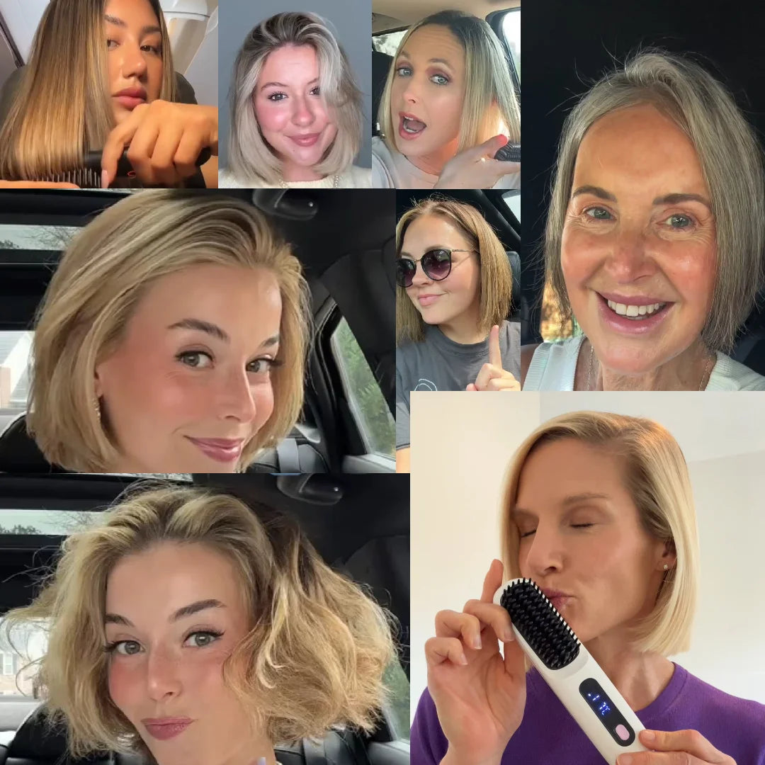 Thermal Styling Brush for Short Hair & Bangs