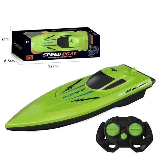 RC racing boat with 2.4 GHz remote control