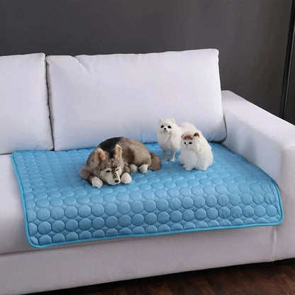 Cooling Mat for Dogs & Cats with Gel Pad