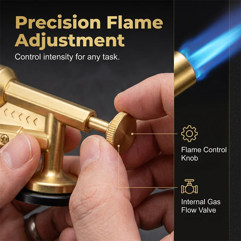 Portable Butane Soldering Iron Set Gold