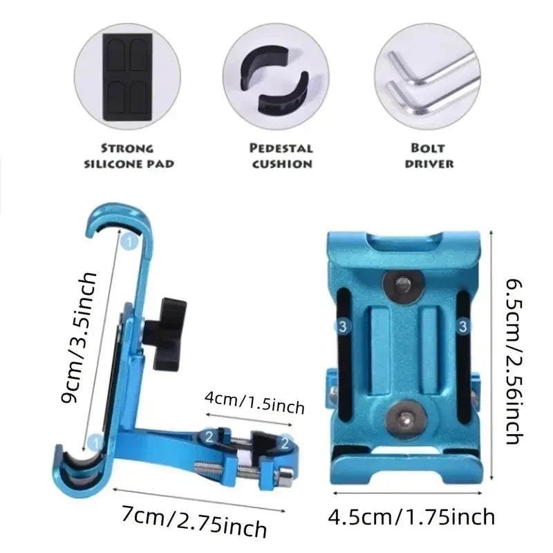 Motorcycle Phone Holder | Optional 360° Rotatable
