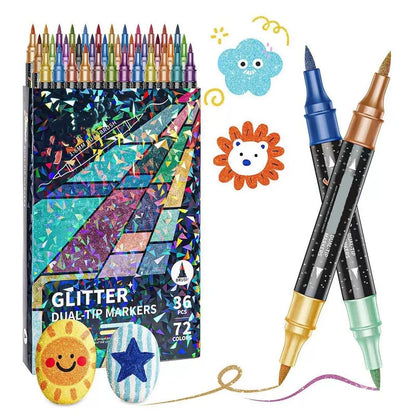 Glimora Double-Sided Glitter Pens Set