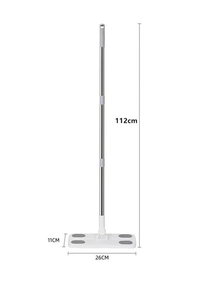 Flat mop with 112 cm handle