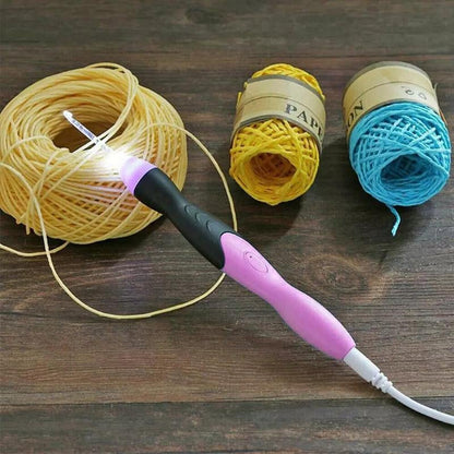 LightLoop™ LED Crochet Hooks — Say Goodbye to Dark Stitches and Enjoy Radiant Creative Moments Anytime!