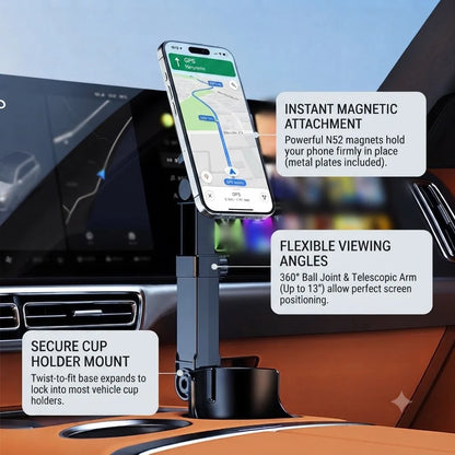 Car Drink Holder Mobile Phone Holder 360° Adjustable