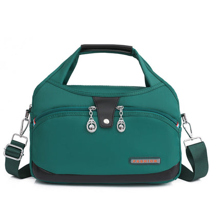Nylon Crossbody Bag with Anti-Theft Protection