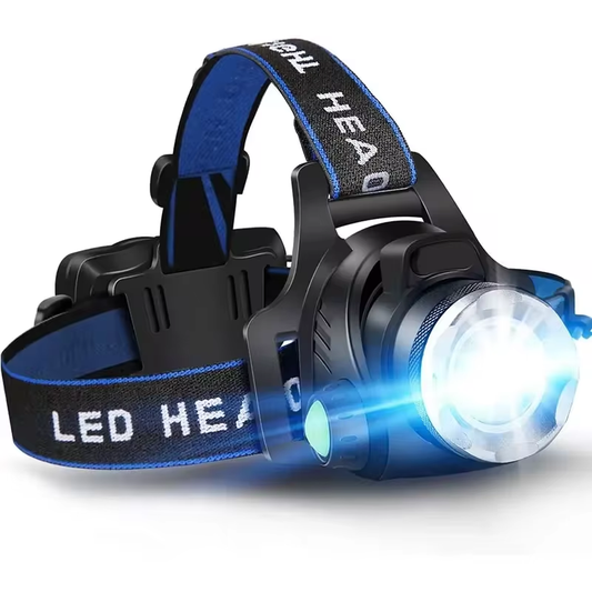 Rechargeable Waterproof Zoomable LED Headlamp