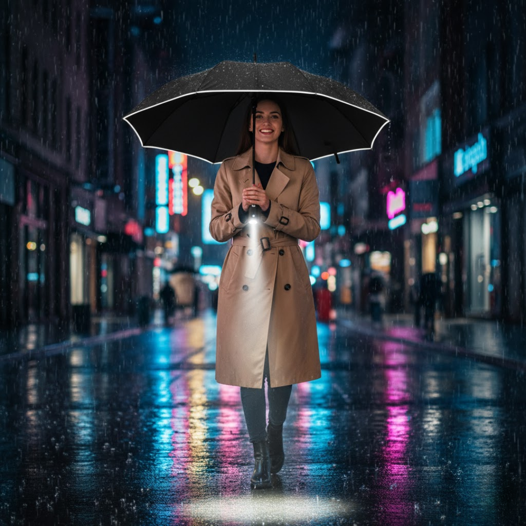 StormShield LED Automatic Umbrella