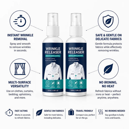 Immediate Gentle Fabric Wrinkle Release Spray (2 x 100 ml)