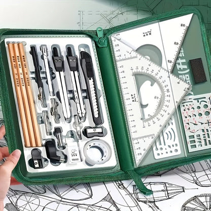 Stainless Steel Geometry Drawing Set