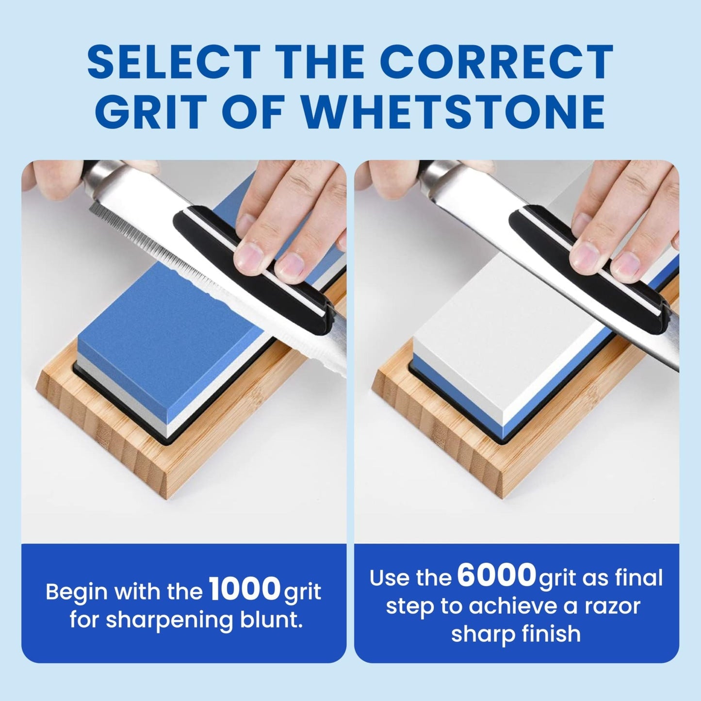 Whetstone Set with 4 Grits and Accessories