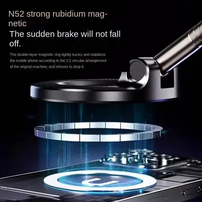 Magnetic Phone Holder | With Vacuum Suction Cup | 360° Adjustable