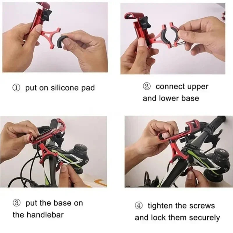 Motorcycle Phone Holder | Optional 360° Rotatable