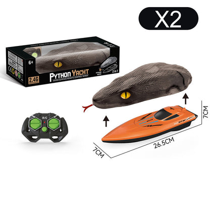 RC racing boat with 2.4 GHz remote control