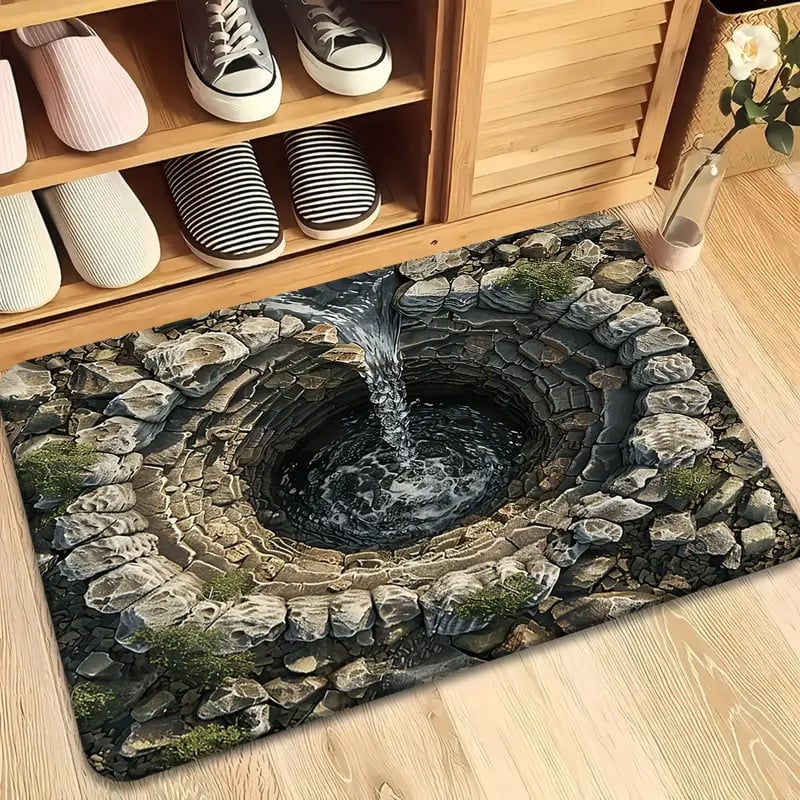 3D Illusion Doormat with Optical Depth Effect