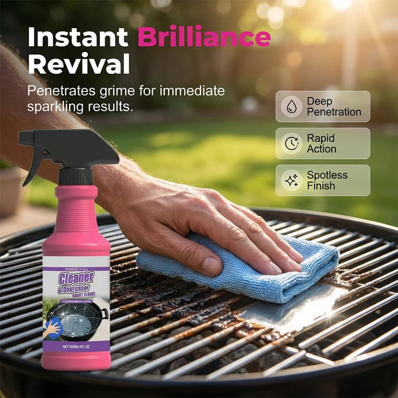 PyroFlash™ — Banishes Fat and Dirt to Make Your Grill Shine Like New Again!