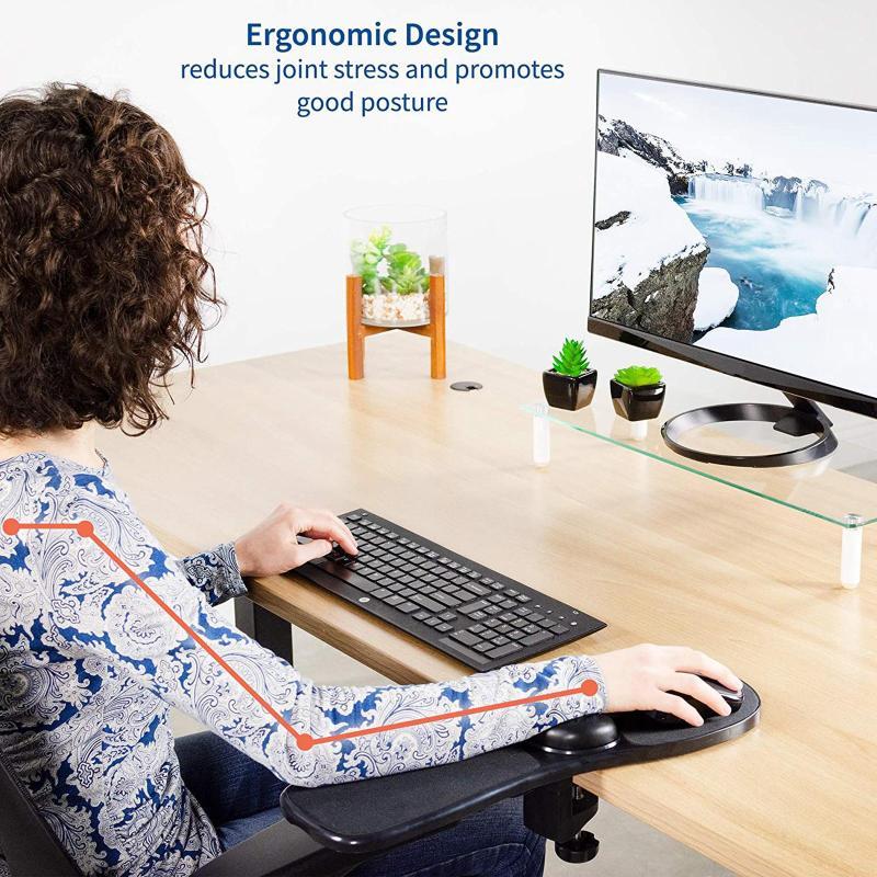 Ergonomic Armrest with Mouse Pad