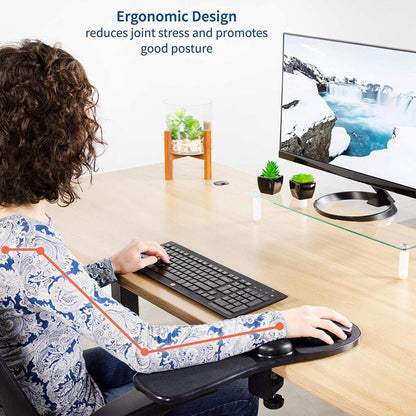 Ergonomic Armrest with Mouse Pad