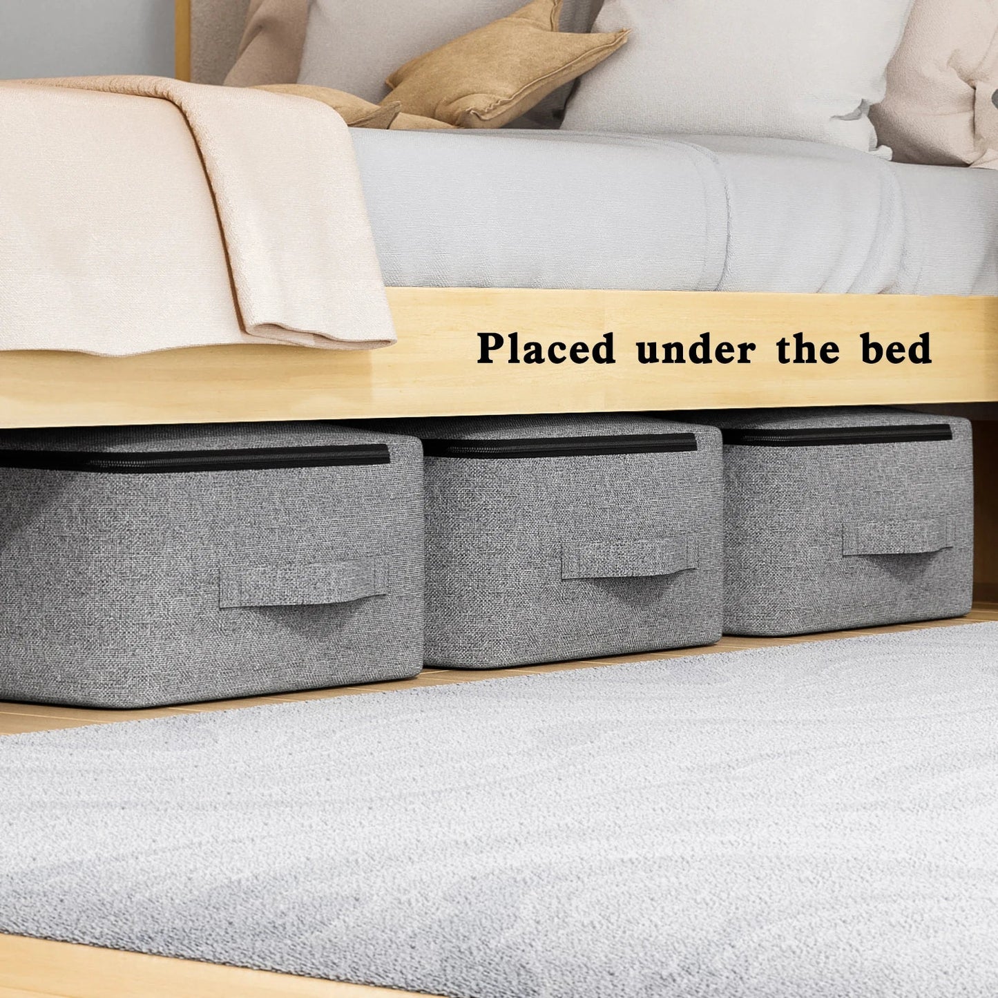 Underbed Storage Bag with Viewing Window