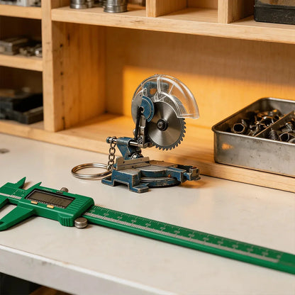 EdgeCraft™ Mini Grinder Keychain — compact, decorative, and always ready to use