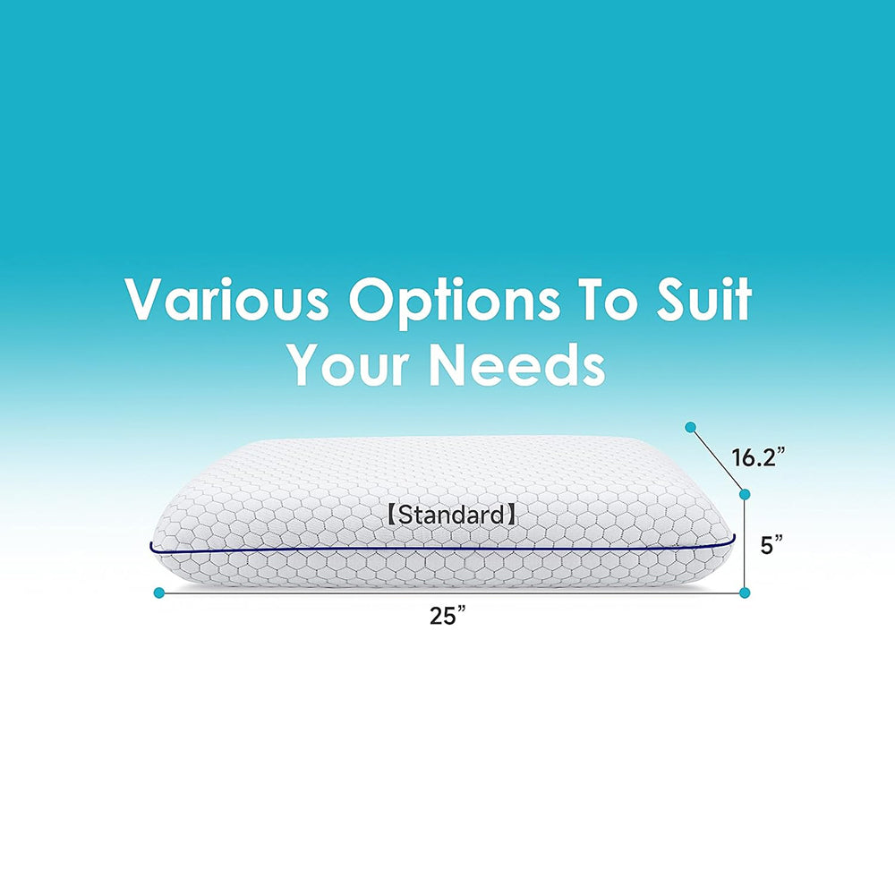 GeliPillex Cooling Gel Memory Foam Pillow